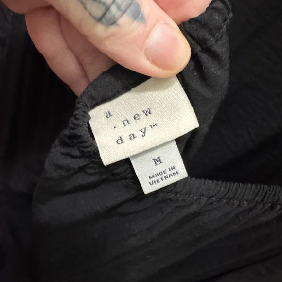 Women's Open Back Maxi Dress - A New Day™ Black - Picture 6 of 6